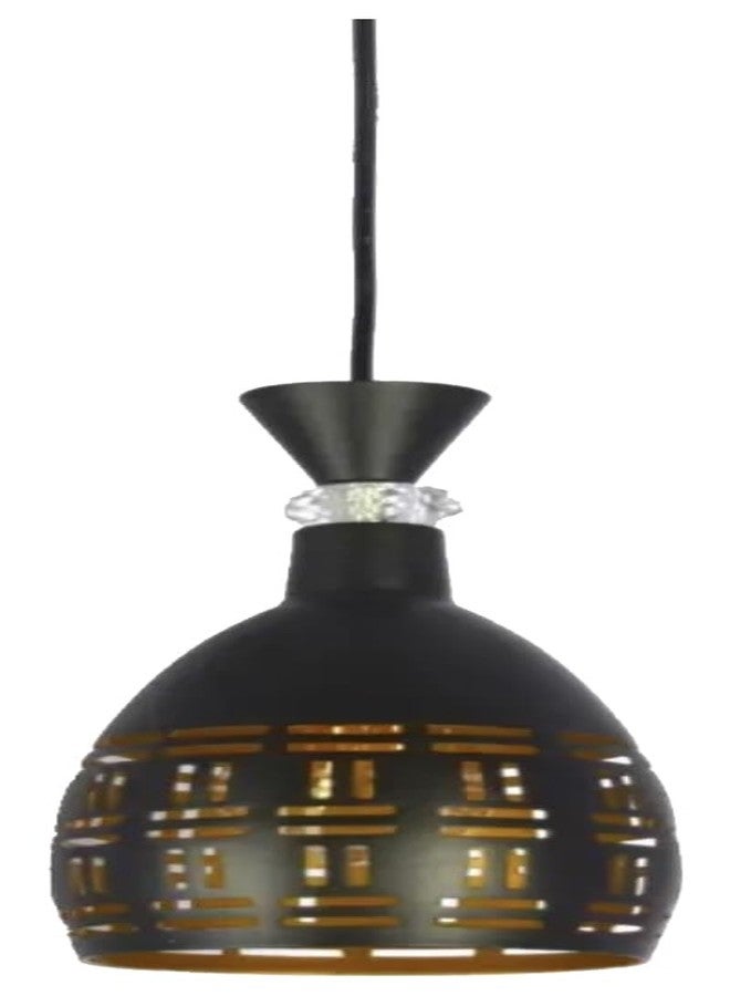 Keyplus Aluminium Long Cuting 3 Light Linear Cluster Hanging Light Ceiling Pendant Lamp, Black - Image 4